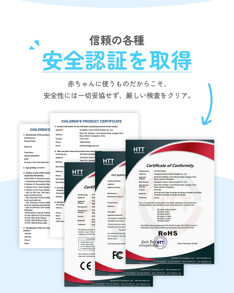 安全認証取得の説明