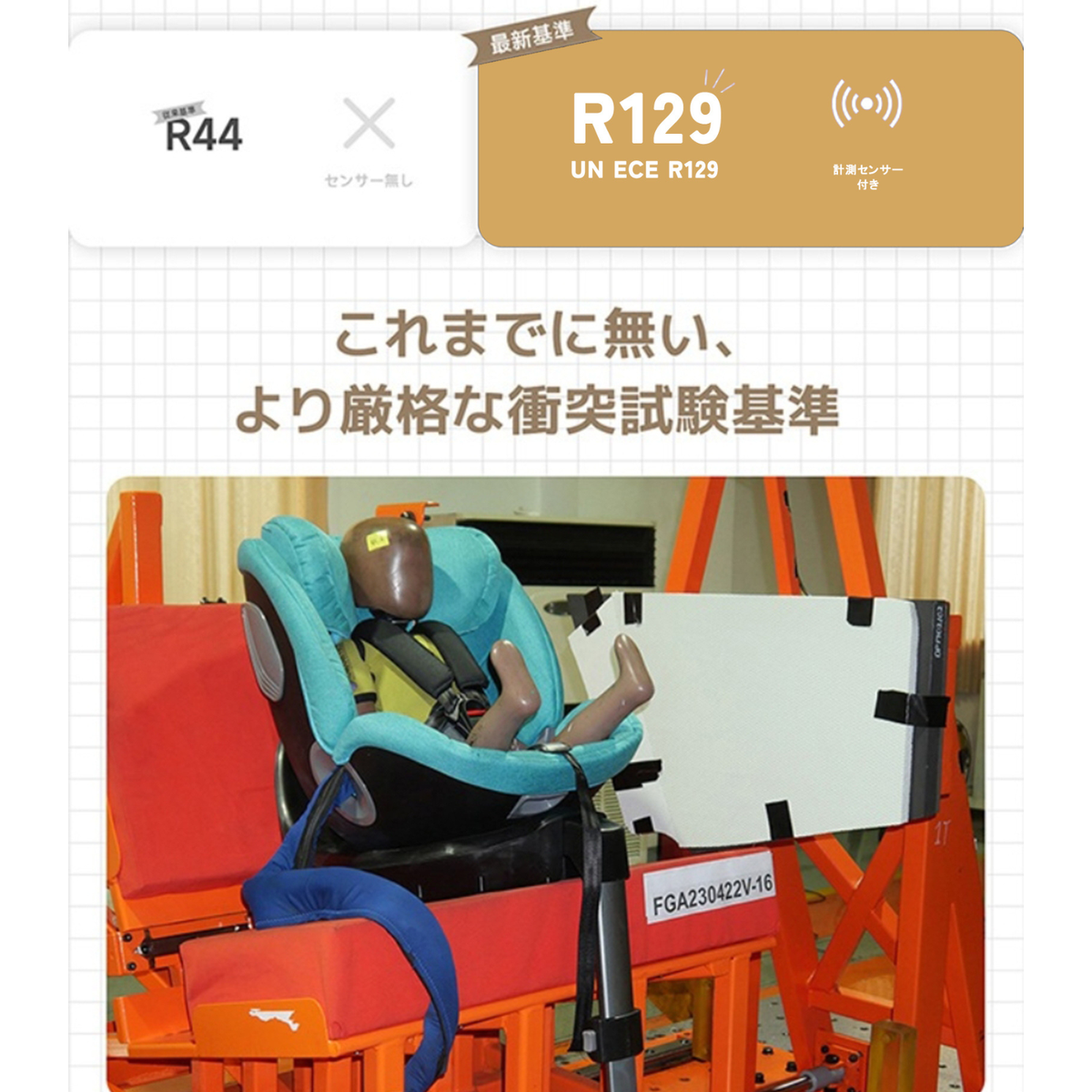 R44とR129安全基準の比較
