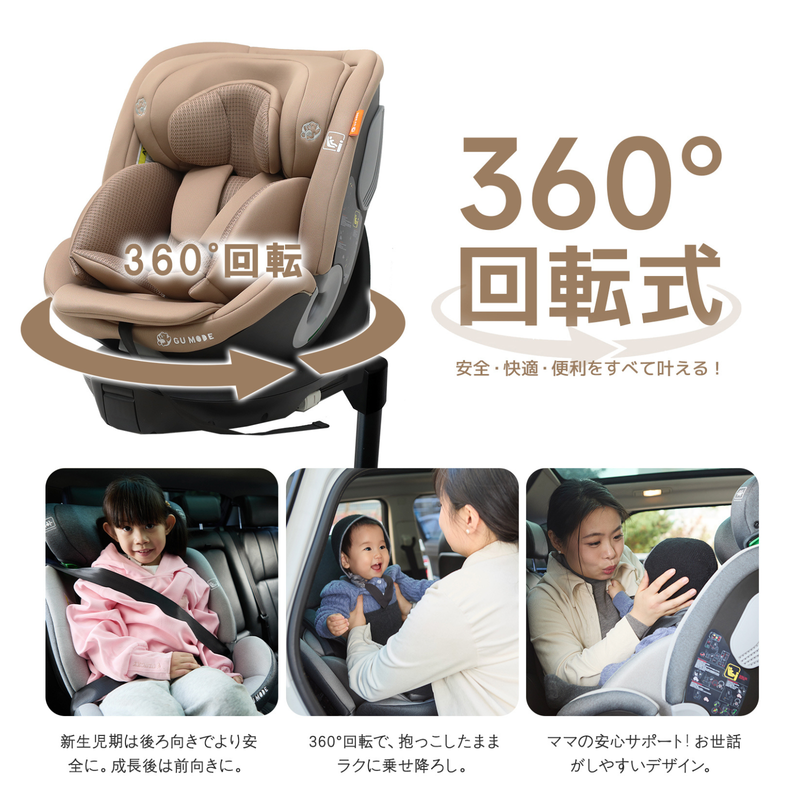 360°回転式シートの使い方