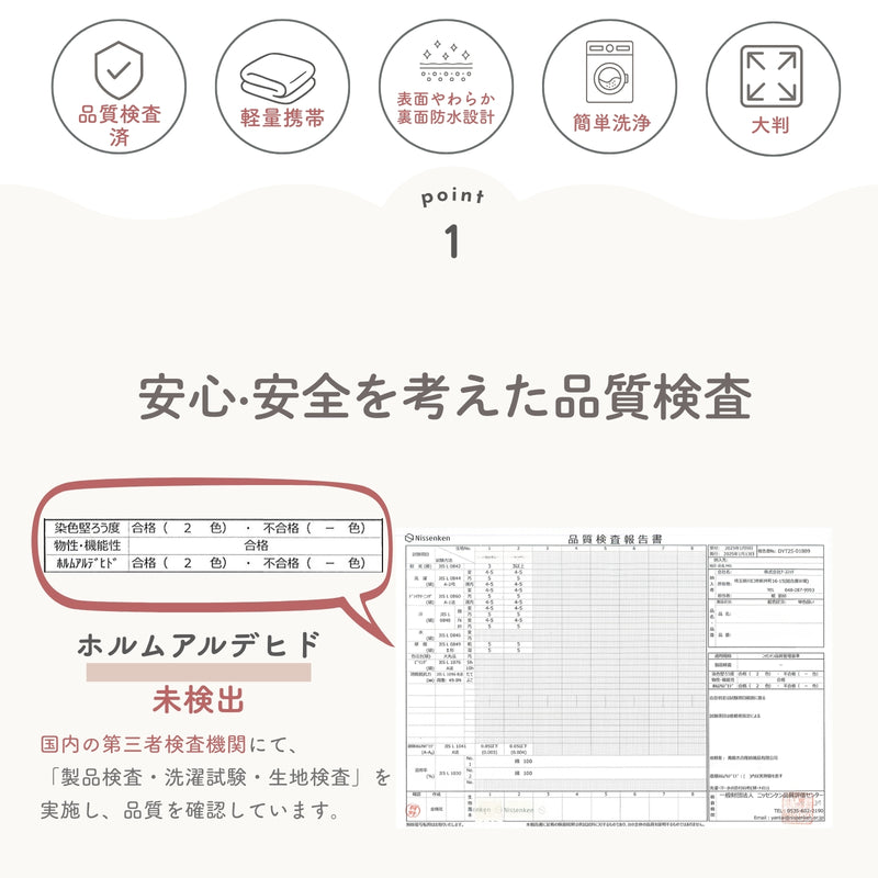 品質検査に関する案内イメージ