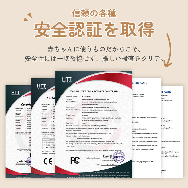 安全認証取得の説明