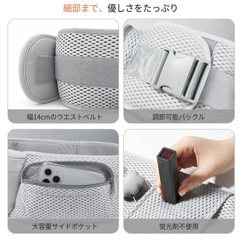 GU MODE AD01 ウエストベルトとサイドポケットの詳細