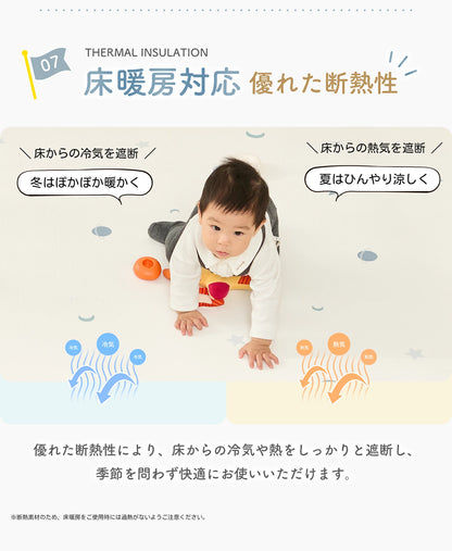 プレイマット もちもち 99.9%抗菌率 PVCマット 床暖房対応 一級防音 抗菌  防水 道路 シームレス  リバーシブル ベビーマット 厚手 1.6cm 1.1cm ロールマット 大判 騒音緩和 衝撃吸収 韓国製 GU MODE