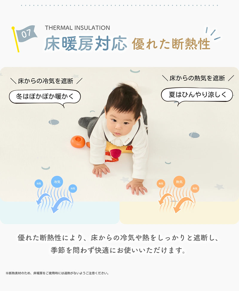 床暖房対応の説明