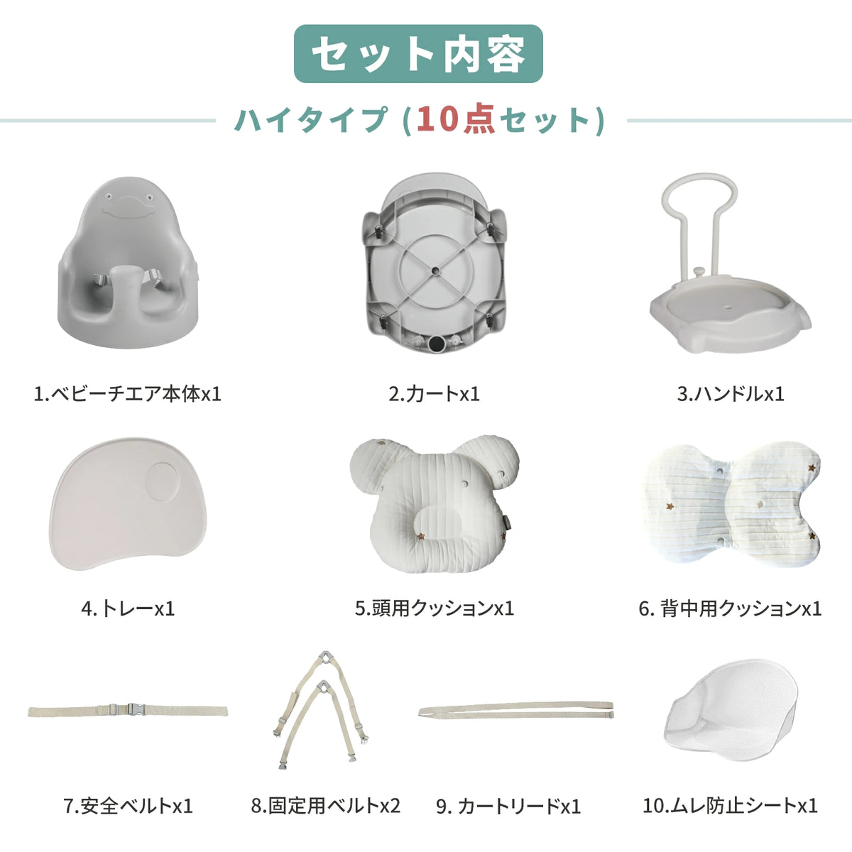 ハイタイプセット内容