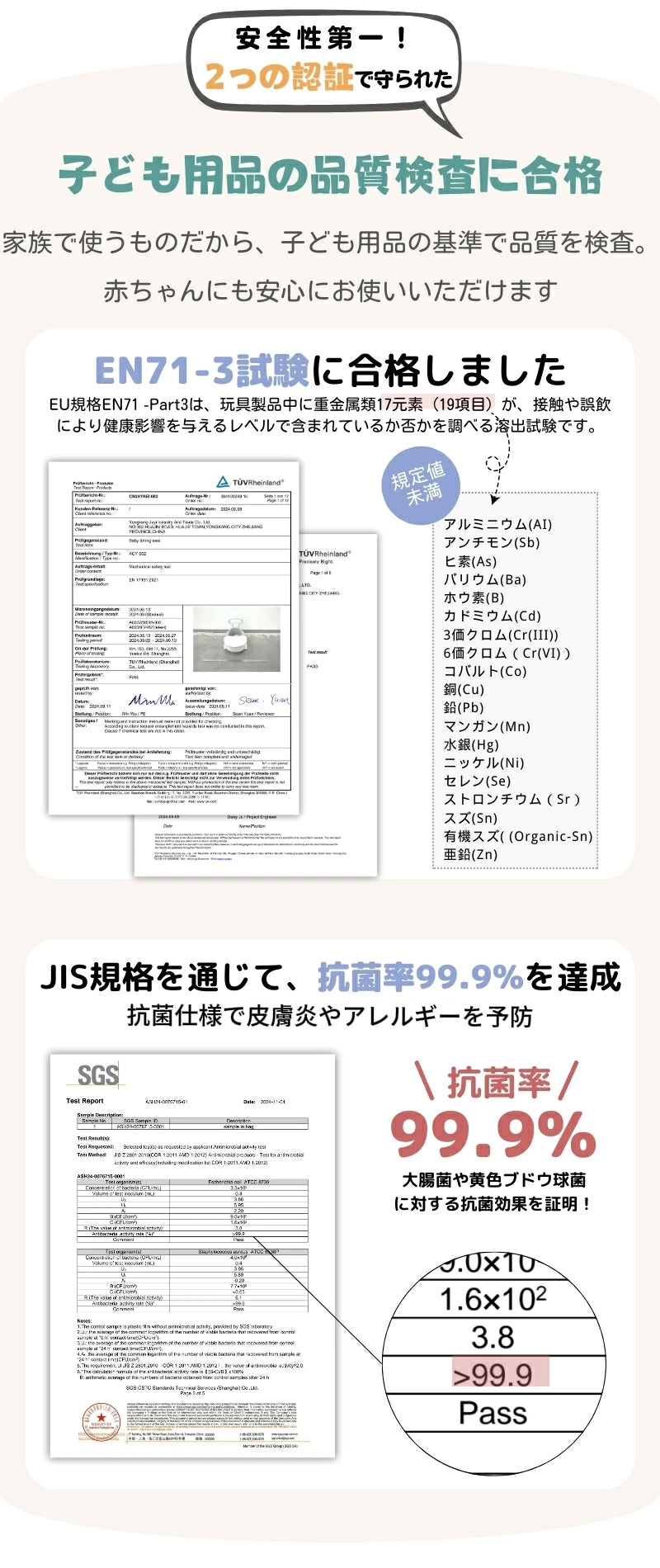 安全検査結果の説明