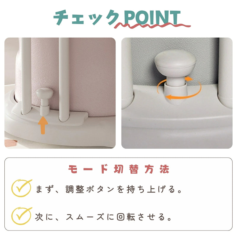 モード切替方法の説明