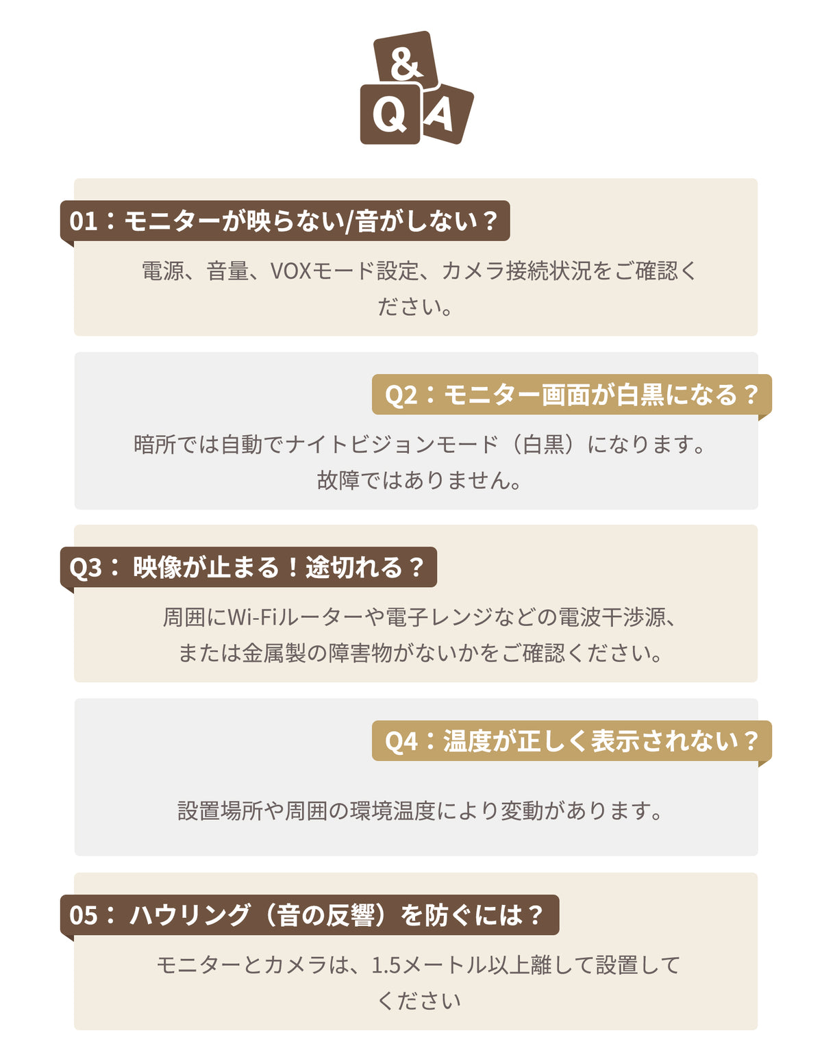 購入前のよくある質問