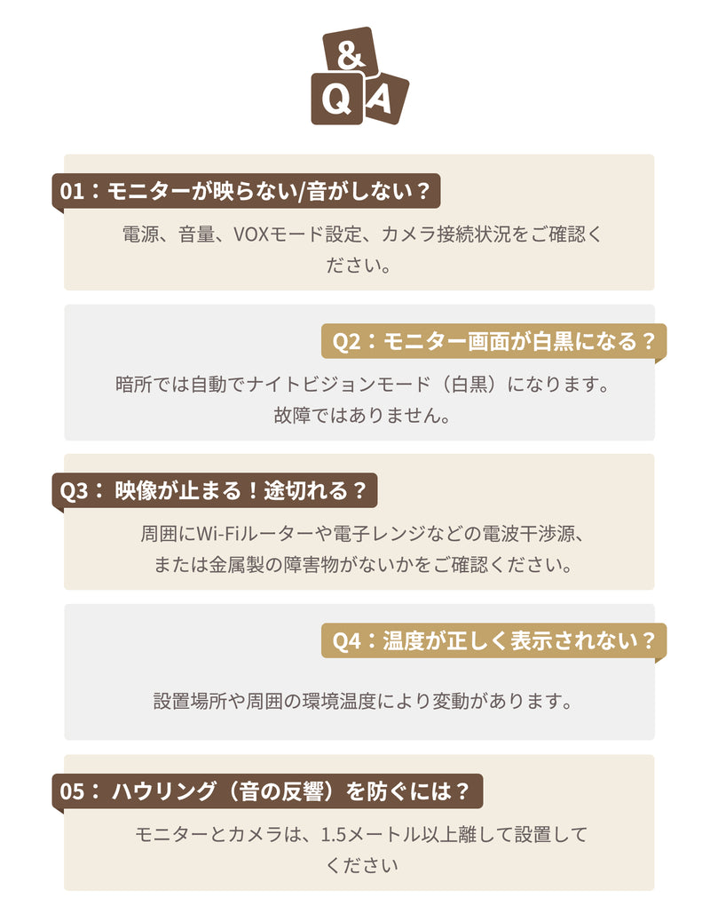 購入前のよくある質問