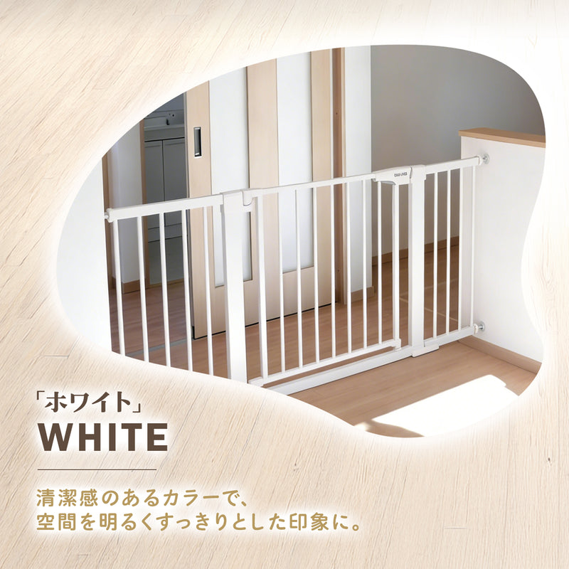 ホワイトのペットゲート