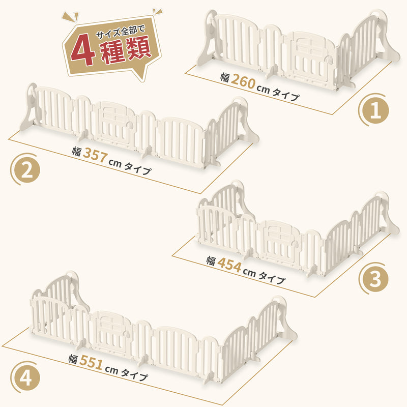 4種類の設置レイアウト