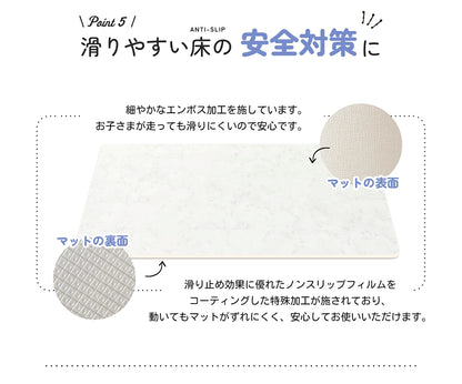 ロールマット 99.9%抗菌率 赤ちゃん プレイマット 1.1cm 抗菌 厚手 フリーカット PVCマット クッションマット ベビーマット 床暖房対応 シームレス リビング 110 300 140 500 フロアマット 防水 防音 GUMODE