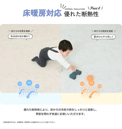 ロールマット 99.9%抗菌率 赤ちゃん プレイマット 1.1cm 抗菌 厚手 フリーカット PVCマット クッションマット ベビーマット 床暖房対応 シームレス リビング 110 300 140 500 フロアマット 防水 防音 GUMODE