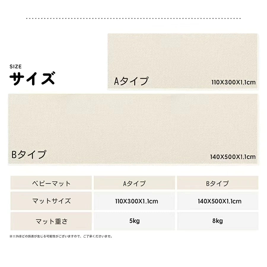 ロールマット 99.9%抗菌率 赤ちゃん プレイマット 1.1cm 抗菌 厚手 フリーカット PVCマット クッションマット ベビーマット 床暖房対応 シームレス リビング 110 300 140 500 フロアマット 防水 防音 GUMODE